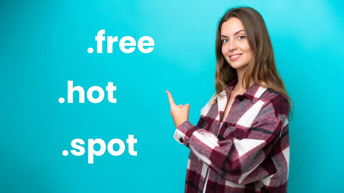 Logo Neue Domänenerweiterungen: .free, .hot a .spot